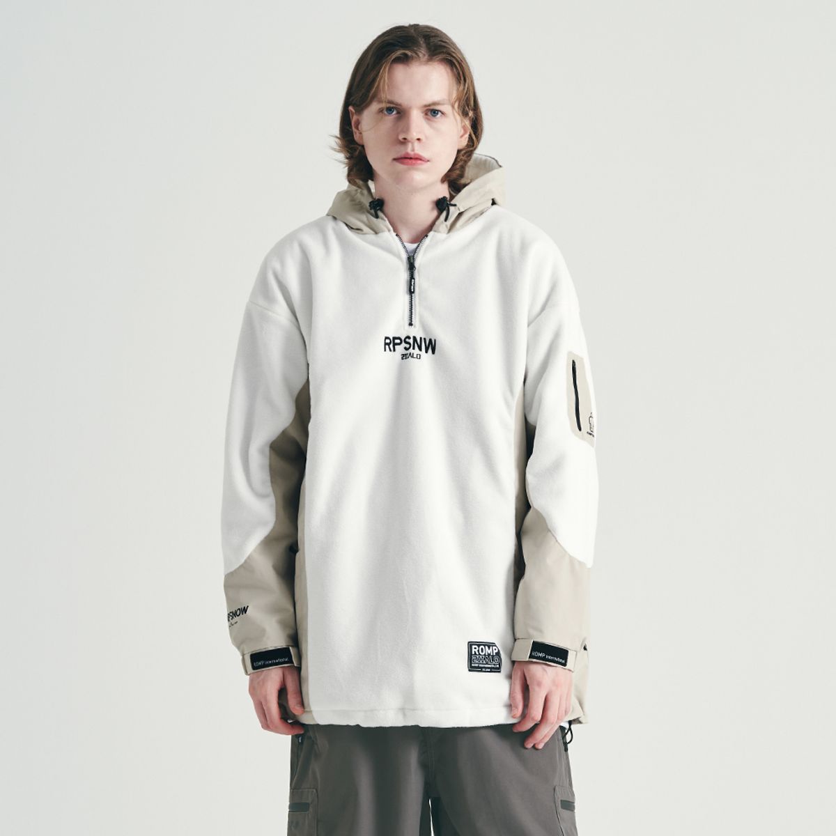 롬프(ROMP) TF FLEECE ANORAK (IVORY)