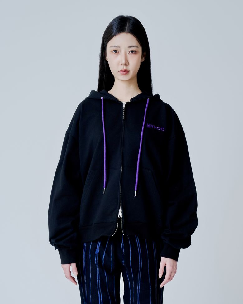 EARPLUG HOODIE ZIP-UP BLACK
