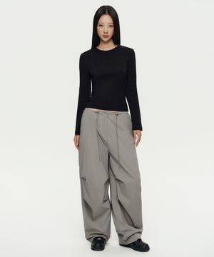 우먼즈 파라슈트 팬츠 [라이트 그레이]