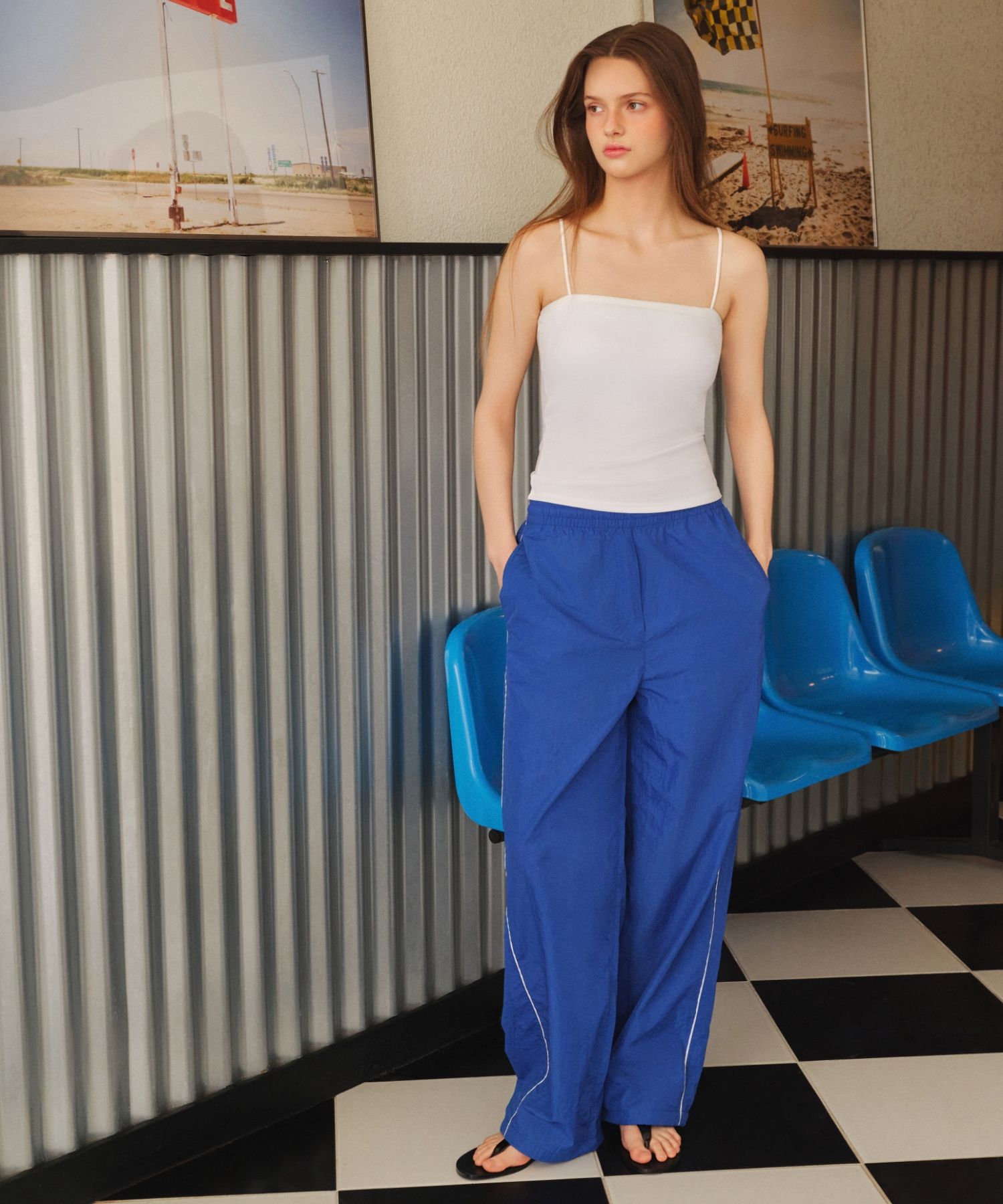 MUSINSA STANDARD LADY'S_サイドラインワイドトラックパンツ MUSINSA | MUSINSA STANDARD WOMAN Women's Side Line Wide