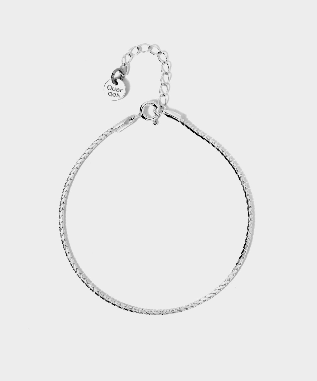 쿼르코어(QUARQOR) #7318 silver92.5 BRACELET