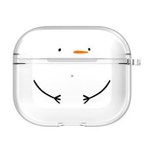 대충살자 디자인 투명 하드 에어팟 버즈 케이스 4/3/2/1/세대/프로/갤럭시