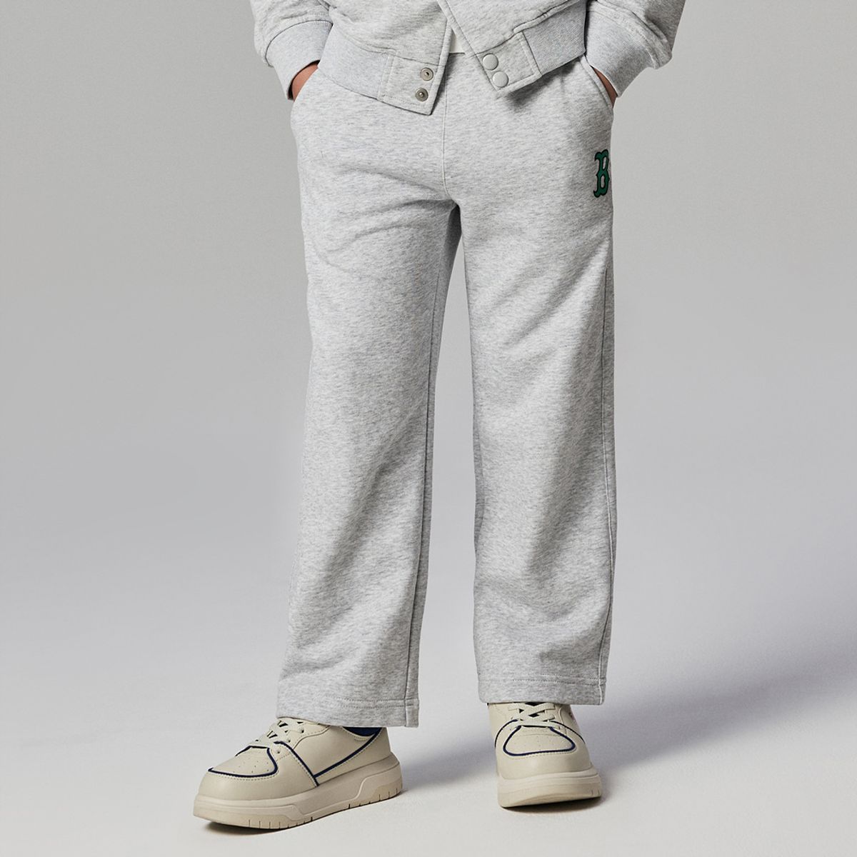 엠엘비 키즈(MLB KIDS) 바시티 팬츠 BOS (L.Melange Grey)