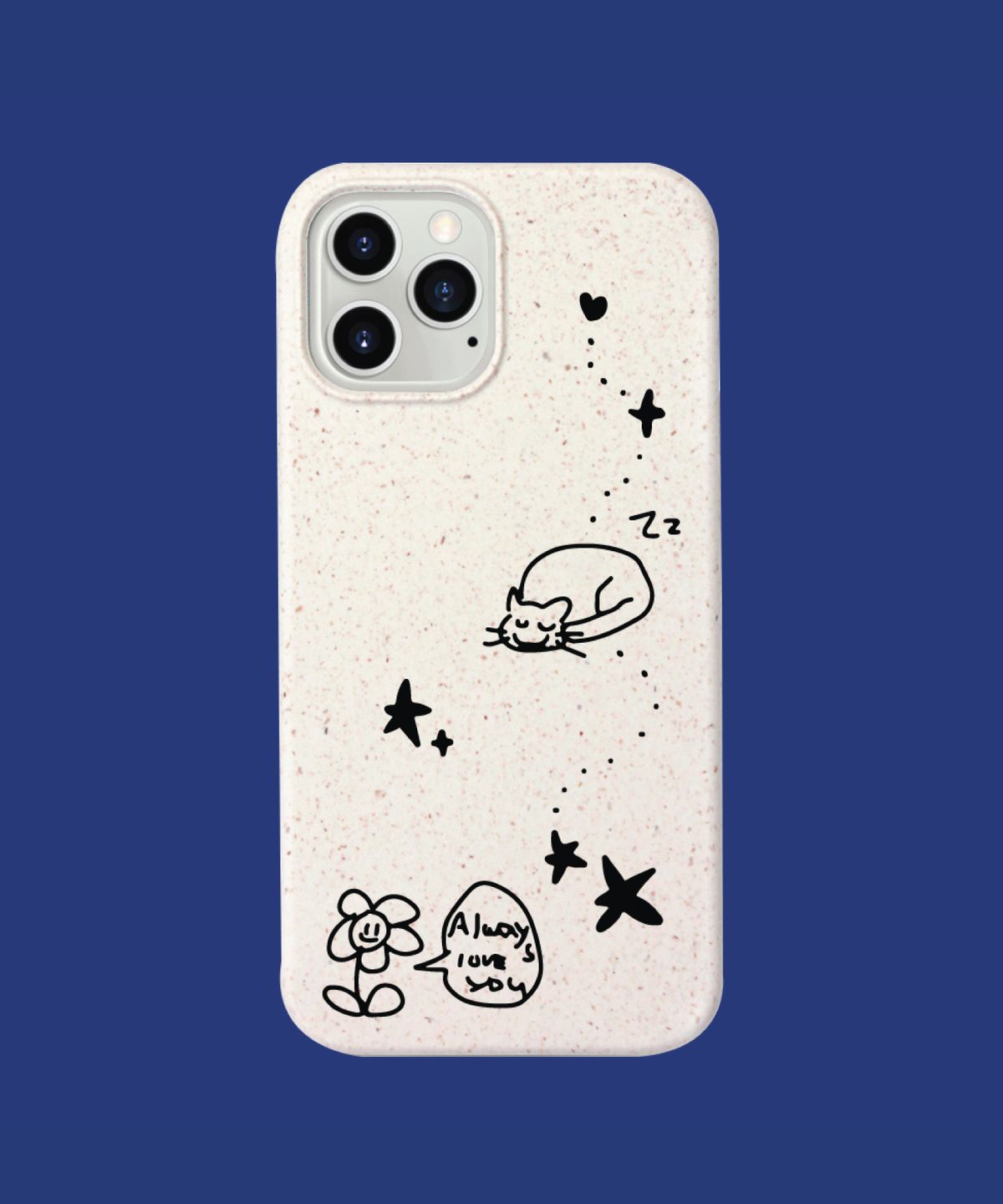 폴라올라(POLAROLA) 밀짚성분으로 유래한 폰케이스 Sleeping cat