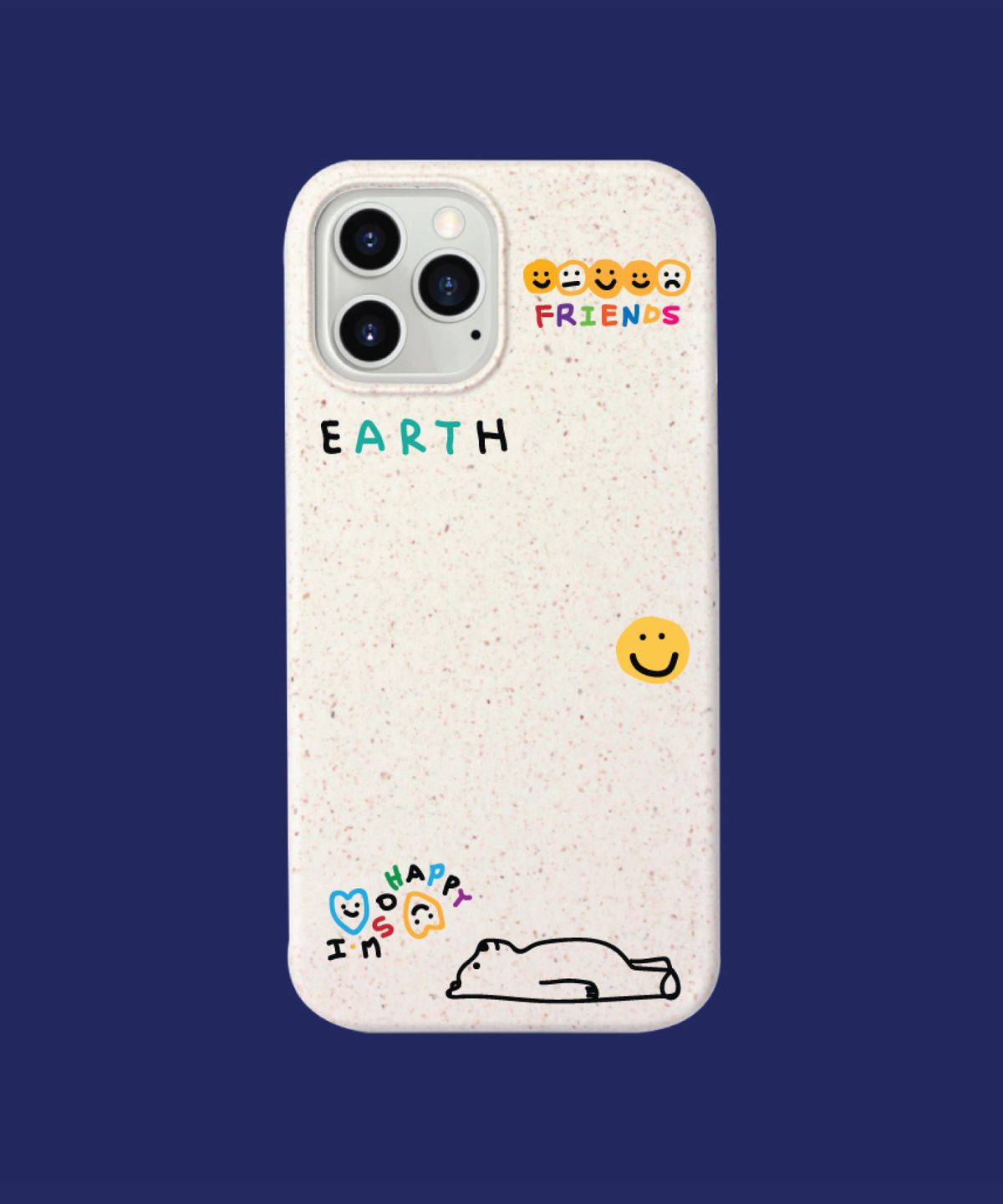 폴라올라(POLAROLA) 밀짚성분으로 유래한 폰케이스 Happy Earth