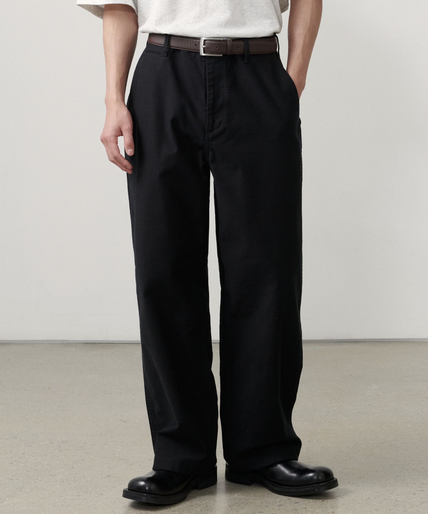 パンツ Santiago Officer Pants Almost Black Santiago Officer Pants #Almost Black [AOESPT001] – ciacura