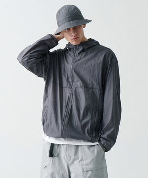 [시티 레저] 라이트웨이트 패커블 윈드브레이커 재킷 [그레이]
