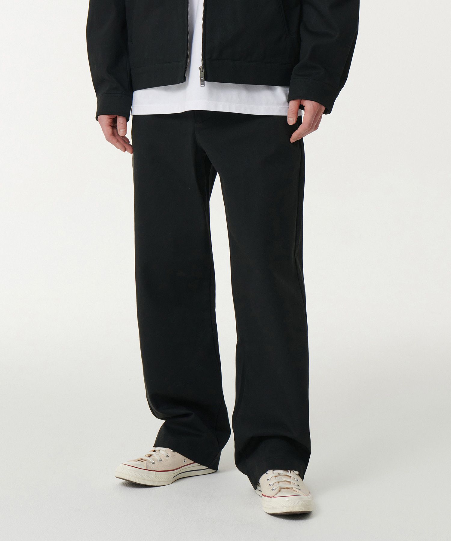 SAINT Mxxxxxx Chino Wide Pants Black Black _ FASCINATE Osaka