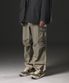 [시티 레저] NP 와이드 벨티드 카고 팬츠 [리프 베이지]