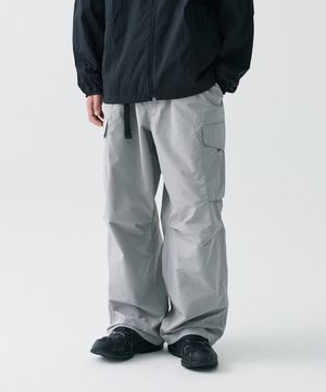 [시티 레저] NP 와이드 벨티드 카고 팬츠 [라이트 그레이]