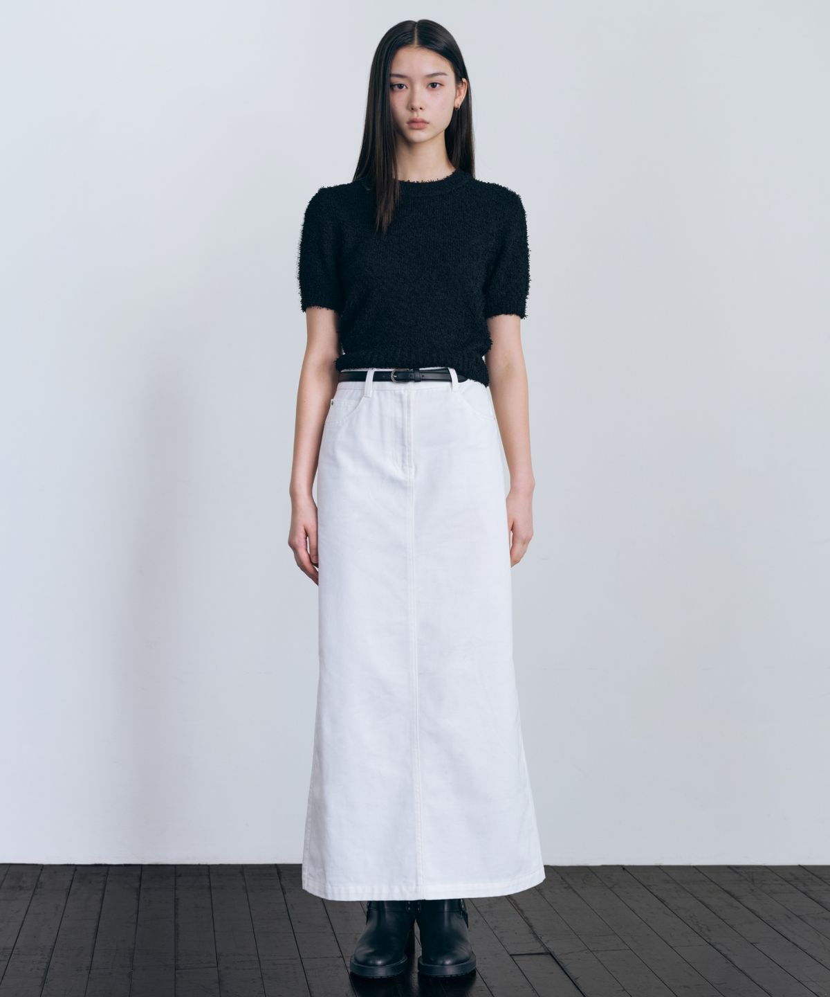 무신사 스탠다드 우먼(MUSINSA STANDARD WOMAN) 우먼즈 CP 맥시 스커트 [화이트]