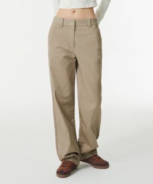 우먼즈 헤비웨이트 CP 레귤러 핏 치노 팬츠 [베이지]