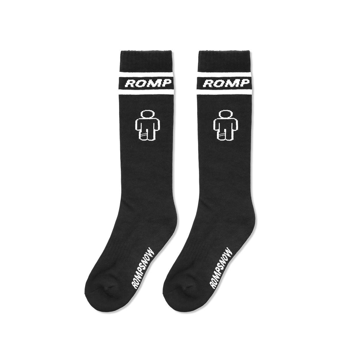 롬프(ROMP) LOGO SOCKS (BLACK)