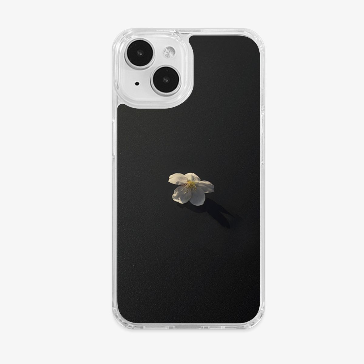버블솝(BUBBLE SOAP) [젤하드케이스] 블랙블라썸 벚꽃 (아이폰16/갤럭시S25 추가)