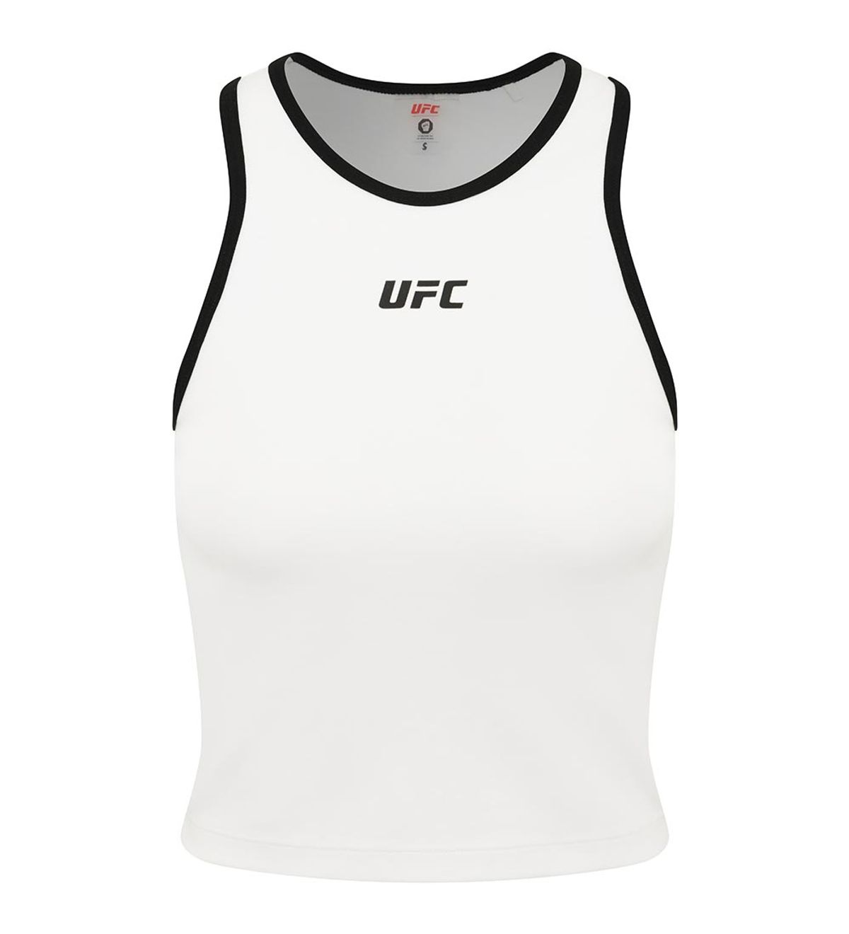 유에프씨 스포츠(UFC SPORT) UFC 우먼스 피지컬 짐웨어 슬리브리스 화이트 U4SLV2209WH