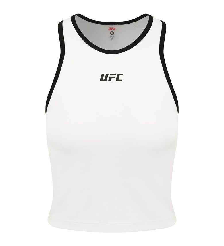 UFC 우먼스 피지컬 짐웨어 슬리브리스 화이트 U4SLV2209WH