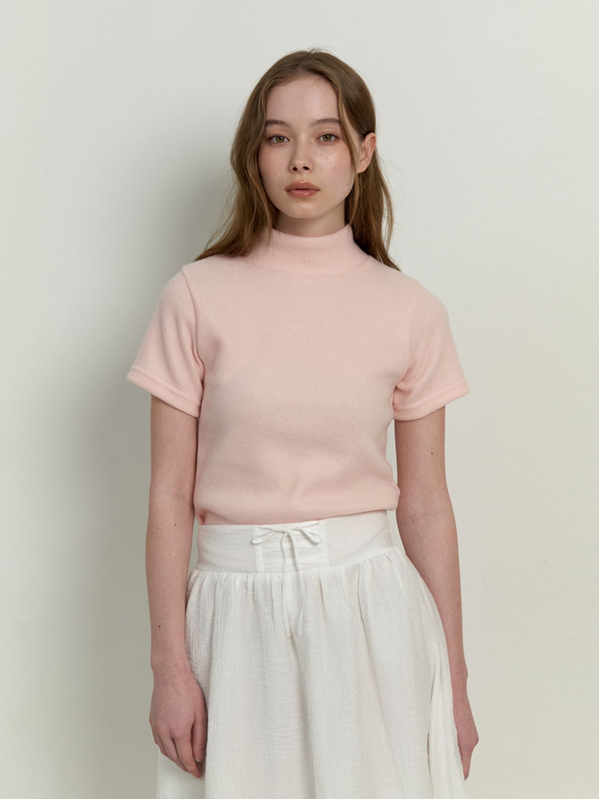 카인더베이비(KINDABABY) warmer turtleneck top - baby pink