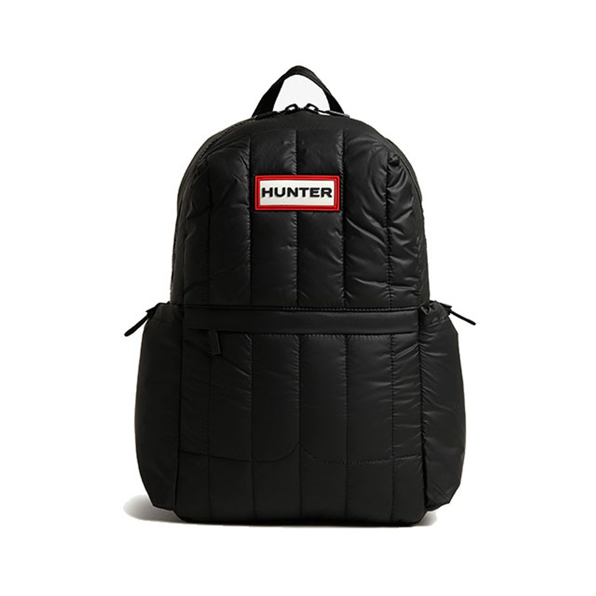 헌터(HUNTER) [UNISEX] 인트레피드 푸퍼 라지 백팩 - 블랙/레드로고 UBB2241KBMRBO