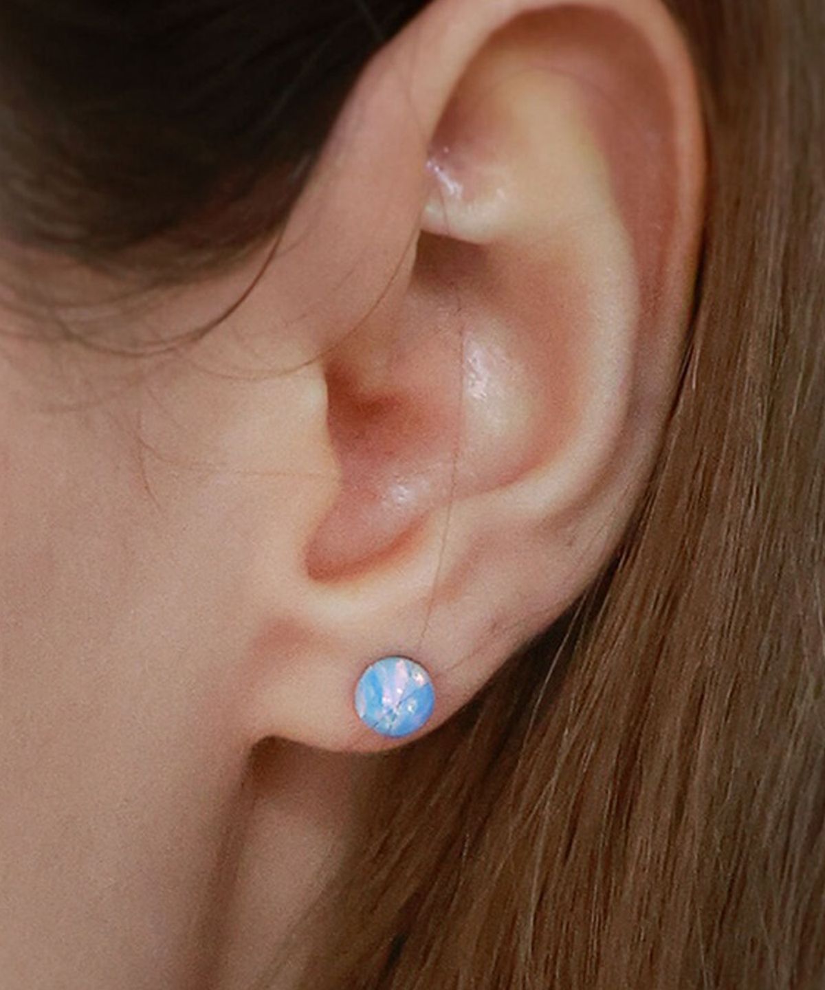 누아보(NUAVO) Opal stone earring