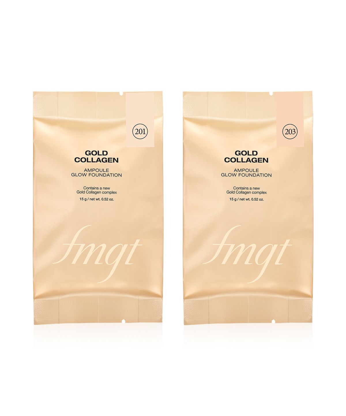더페이스샵(THE FACE SHOP) 골드콜라겐 앰플 광 파운데이션 (리필) 15g (2 Colors)