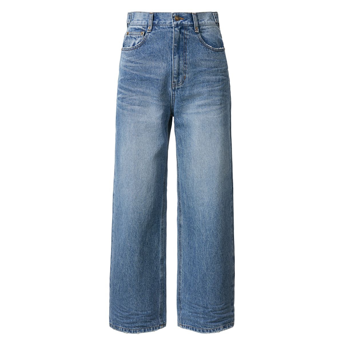 드레(DRAE) SUPER WIDE WRINKLE JEANS_BLUE