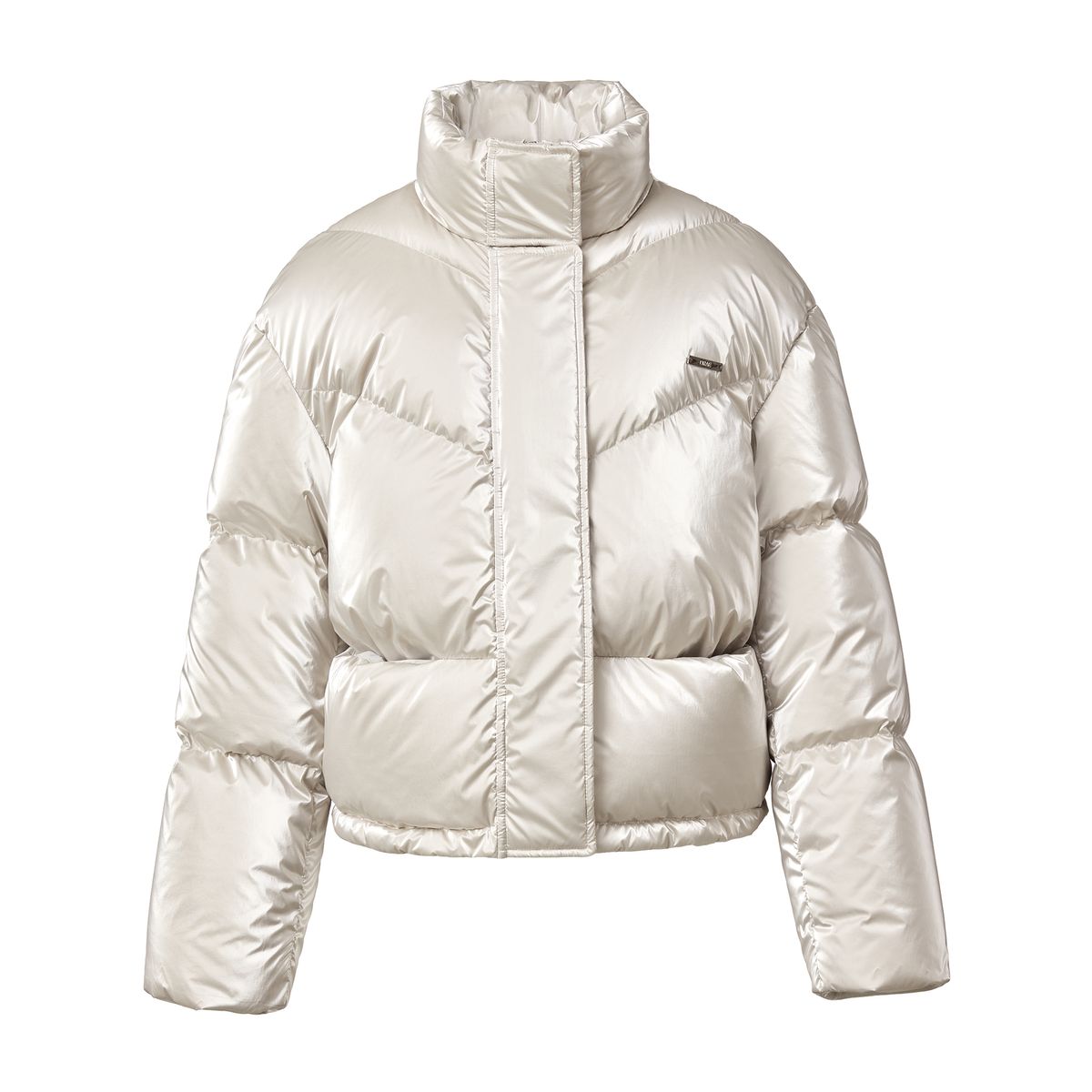 드레(DRAE) LUSTER DOWN JACKET_SILVER