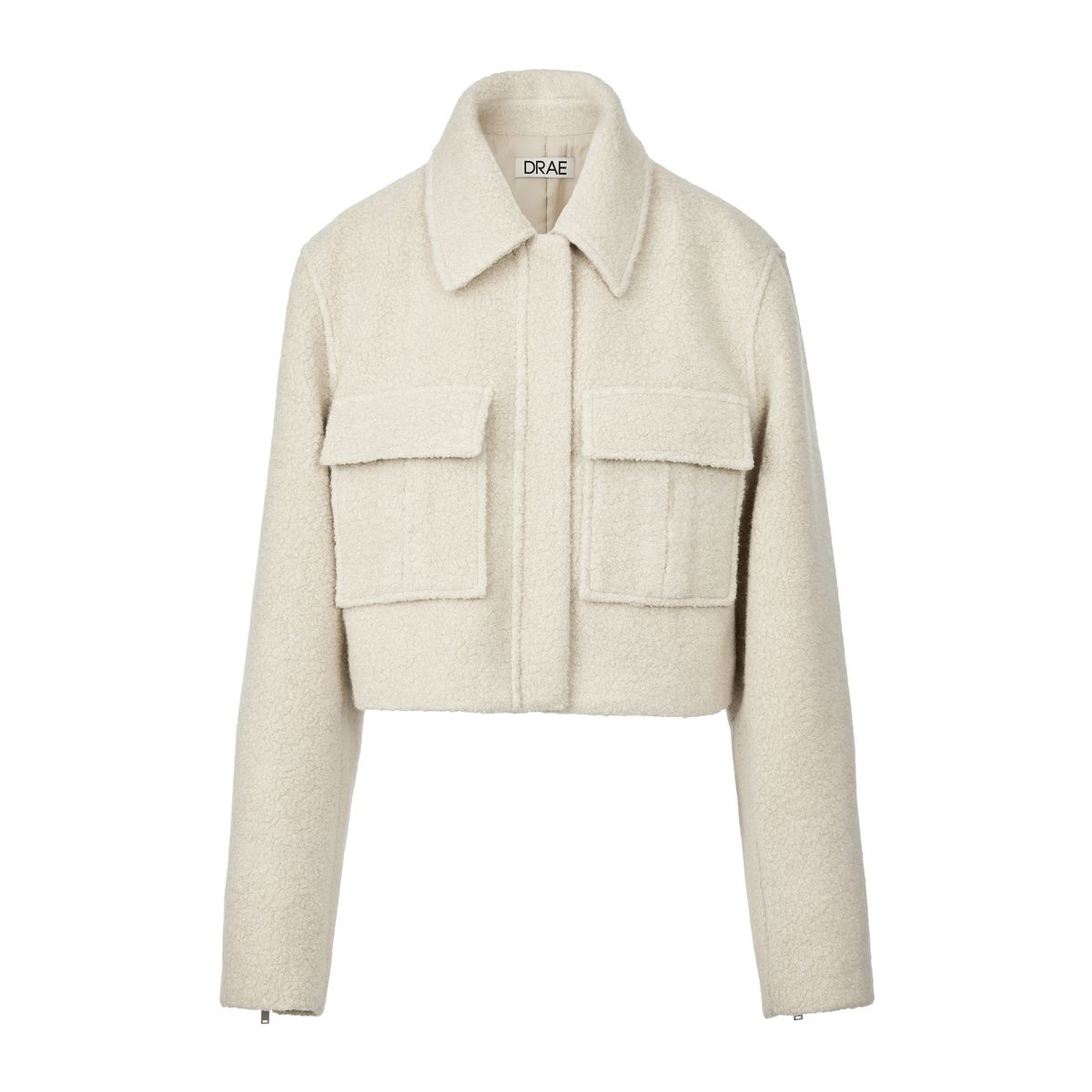 드레(DRAE) BOUCLE POCKET JACKET_BEIGE