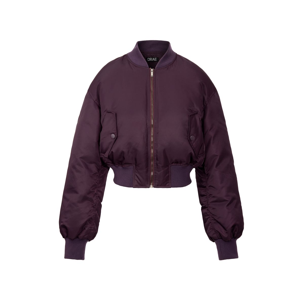 드레(DRAE) MA1 GOOSE BOMBER SHORT PADDING_PURPLE
