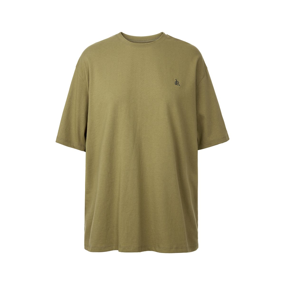 드레(DRAE) DRAE ESSENTIAL HALF SLEEVE TSHIRT_KHAKI