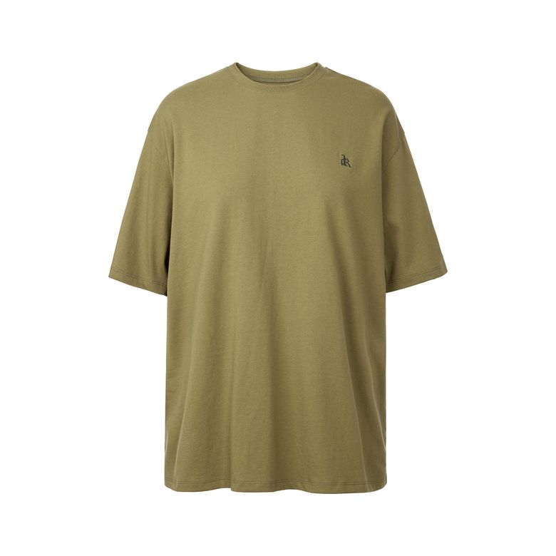 DRAE ESSENTIAL HALF SLEEVE TSHIRT_KHAKI