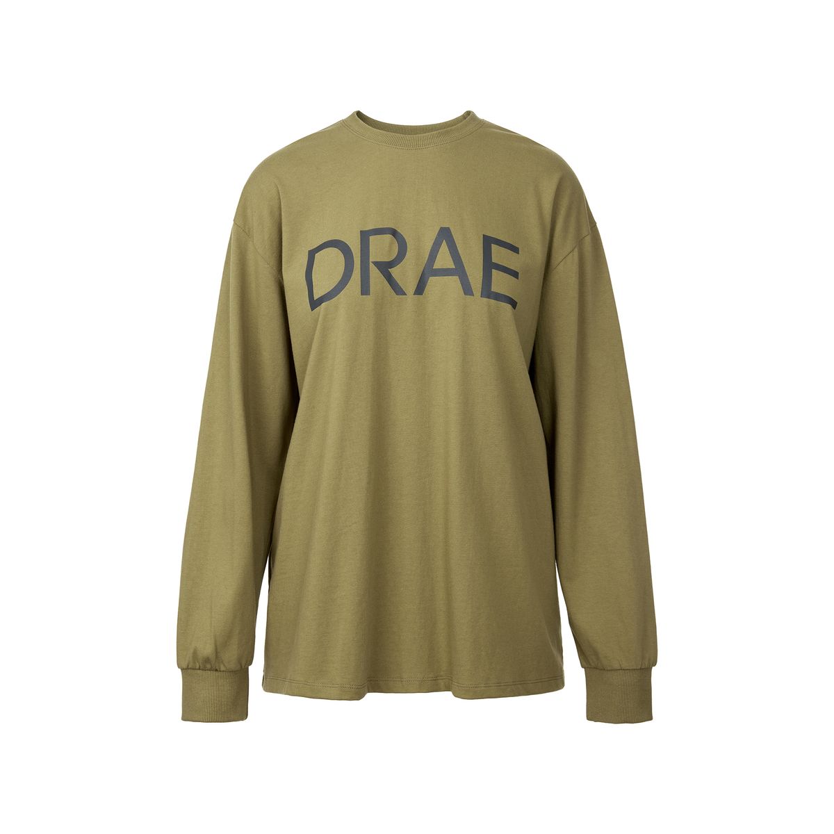 드레(DRAE) DRAE ESSENTIAL LONG SLEEVE TSHIRT_KHAKI