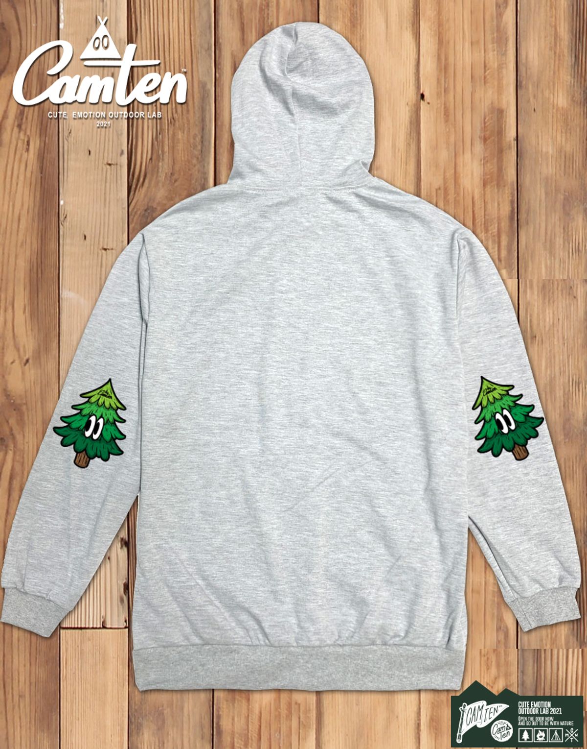 돌돌(DOLDOL) Camten-zipup-hoody-45 감성 캠핑 브랜드 캠텐 캐릭터 그래픽 집업 후드티 후디