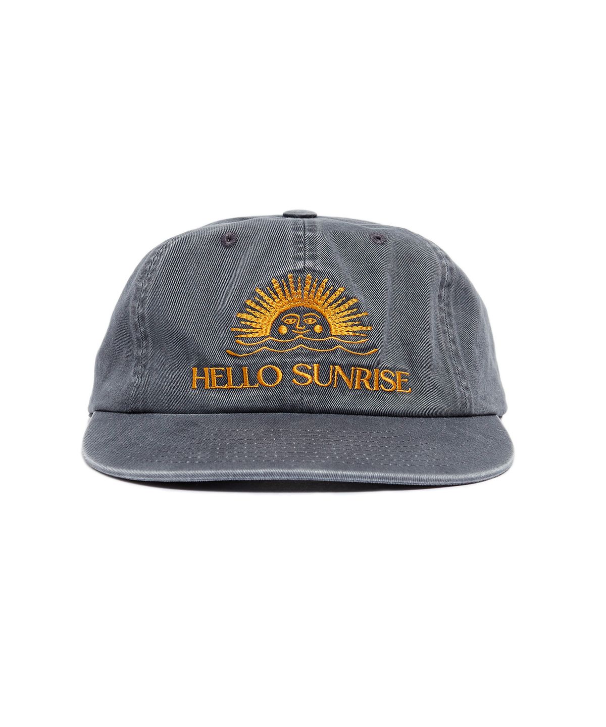 헬로 선라이즈(HELLO SUNRISE) Washed OG Logo 6panel Cap (Gray)