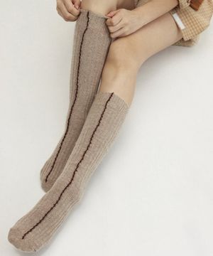 울 피코 니삭스 [모카,차콜]