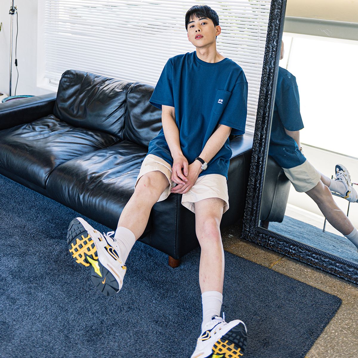 소년아카이브(BOY ARCHIVE) Pocket S/S Tee(BLUE NAVY)