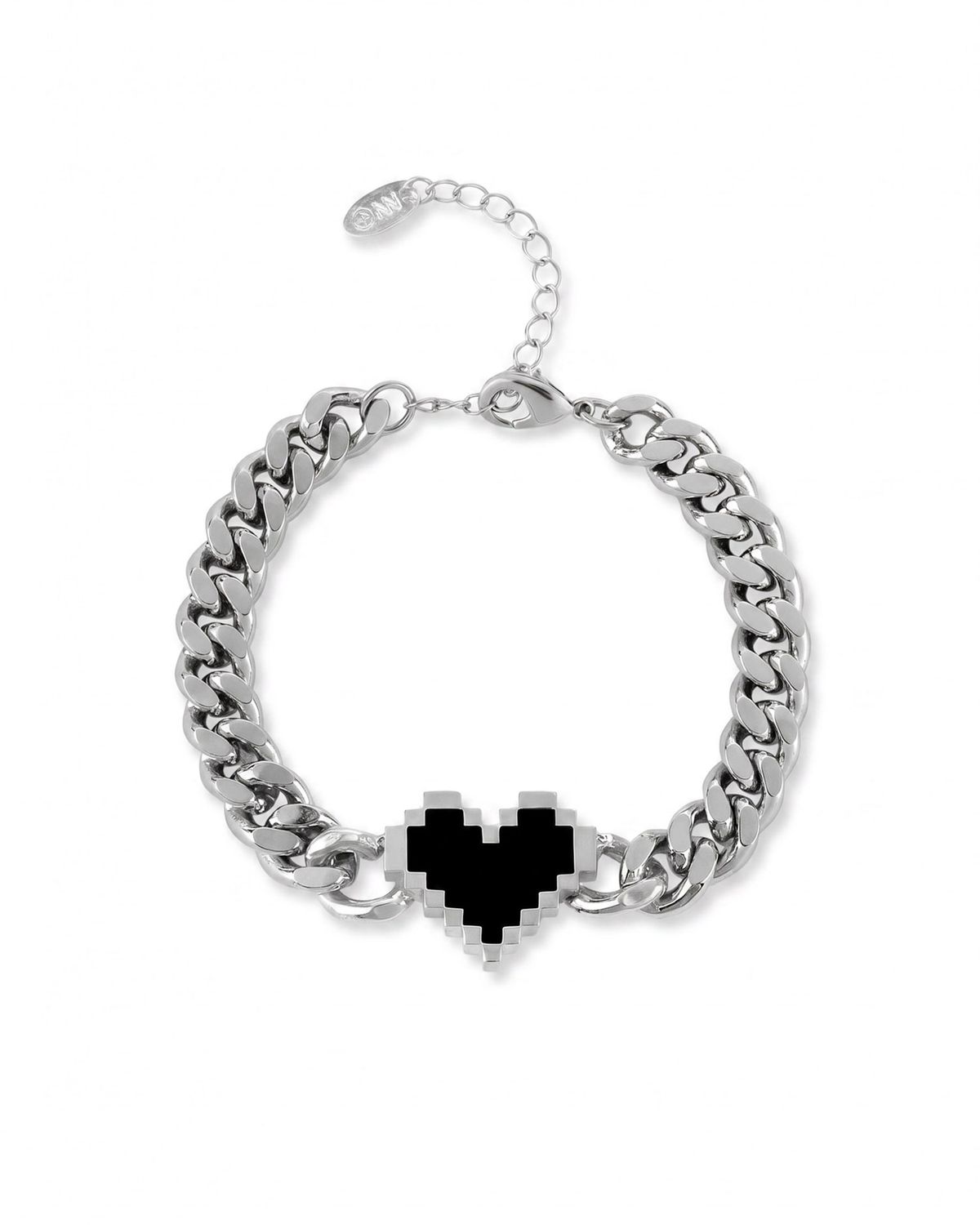 논논(NONENON) PIXEL LOVE BRC SILVER925