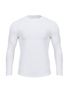 머슬핏 무지 긴팔 티셔츠 NO1 화이트
