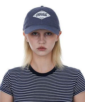 COCA-COLA SQUARE MARK BALLPARK CAP - STONE BLUE