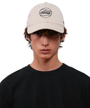 COCA-COLA BASEBALL MARK BALLPARK CAP - STONE