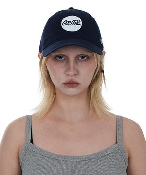 COCA-COLA CIRCLE MARK BALLPARK CAP - NAVY