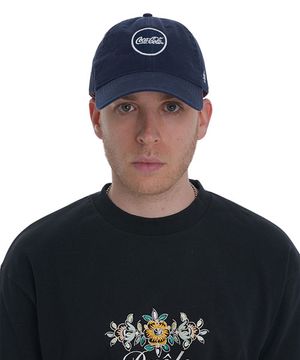 COCA-COLA CIRCLE LOGO BALLPARK CAP - NAVY