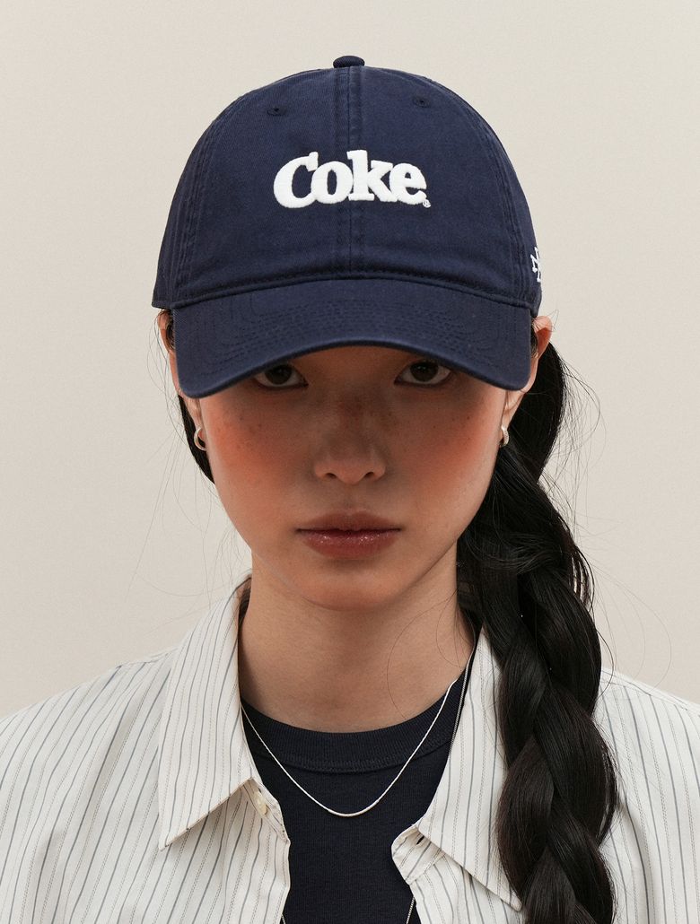COCA-COLA COKE LOGO BALLPARK CAP - NAVY