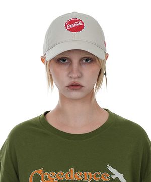 COCA-COLA CROWN MARK BALLPARK CAP - STONE