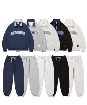 [SET]로고 아노락 풀오버 하프집업 셋업_5COLOR