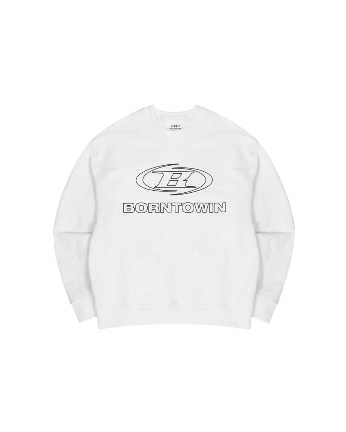 본투윈(BORN TO WIN) BORNTOWIN LINE LOGO SWEATSHIRTS [IVORY]