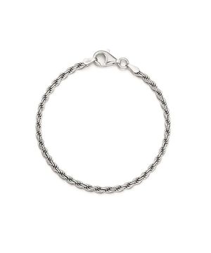 이태리체인 2.5mm 꼬임로프 실버 체인 팔찌