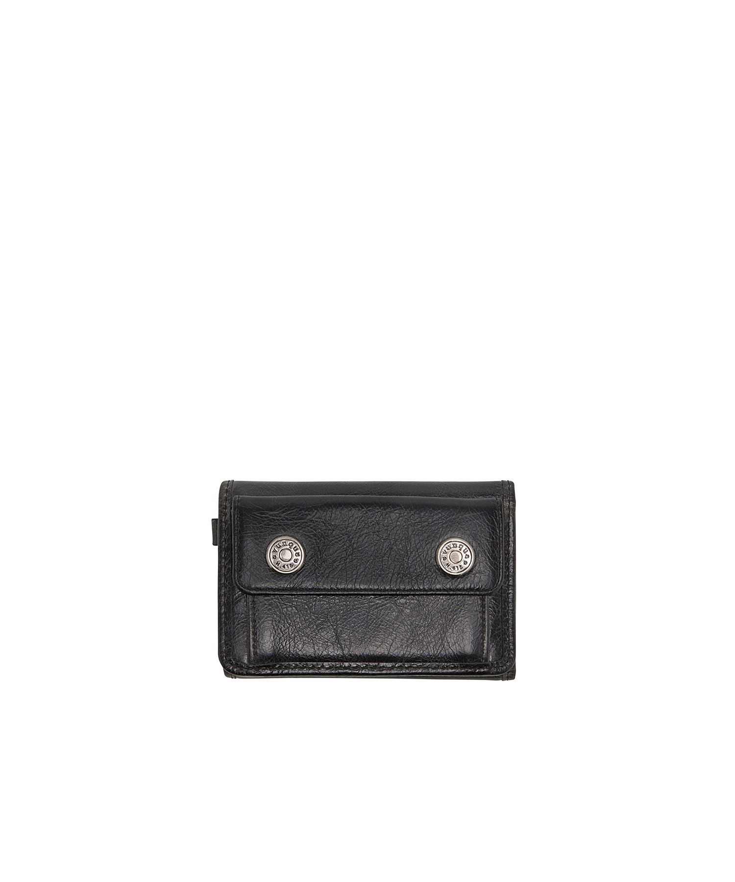 ●vunque● Perfec Button Up Folded Half Wallet Perfect Butto MUSINSA | VUNQUE Perfec Button Up Folded Half Wallet Gray