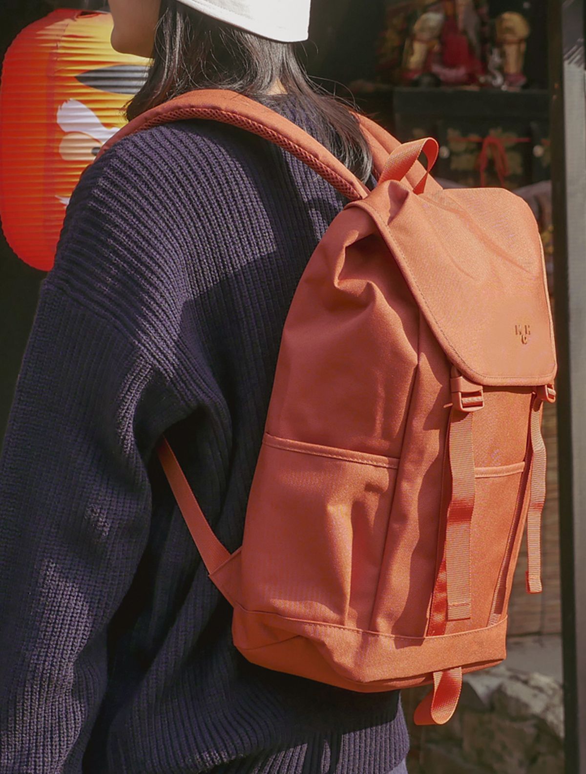 마흐(MAH) 영투어 백팩 25L 데일리 트래블 백 - 브릭