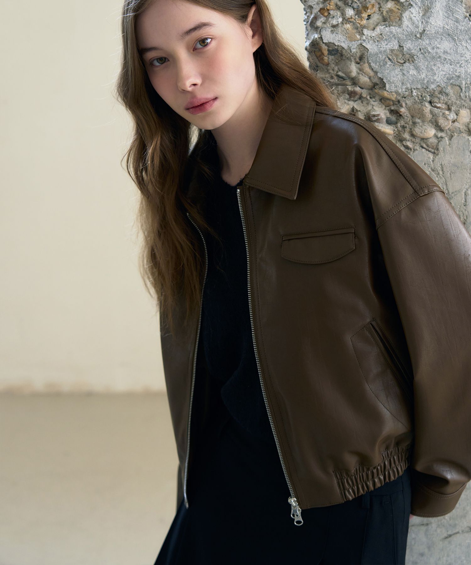 11月限定値下げ‼️  レザージャケット ブラウン Mサイズ 試着無料】エイジオブグローリー キングピン - バイク レザー