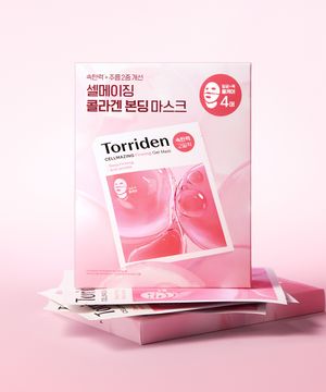 셀메이징 저분자 콜라겐 탄력 겔 마스크 4매